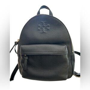 Tory Burch MiniThea Backpack black Pebbled Leather